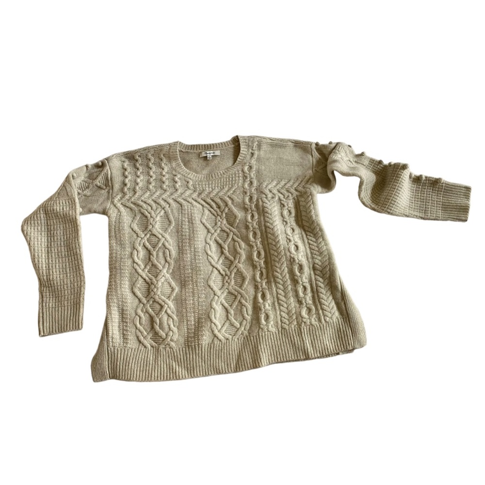 Madewell Merino Wool Sweater - Oatmeal Small